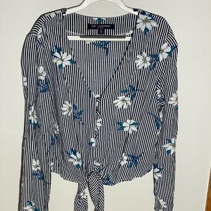 Long sleeve somewhat sheer shirt